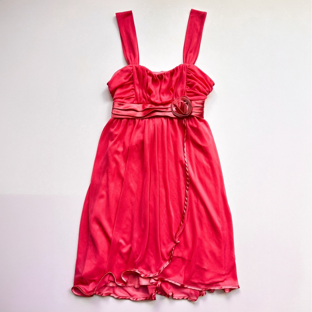 Y2K City Triangles Pink Babydoll Dress